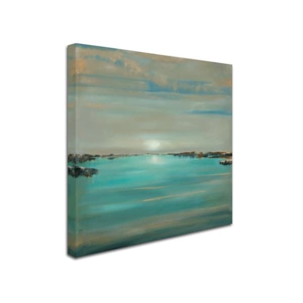 Rio 'Blue Light' Canvas Art,18x18